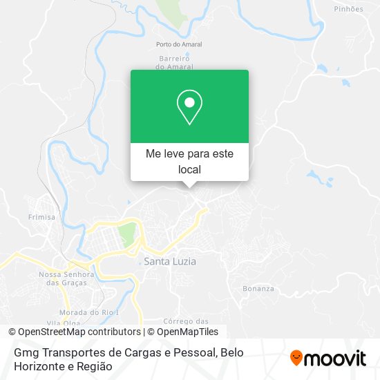 Gmg Transportes de Cargas e Pessoal mapa