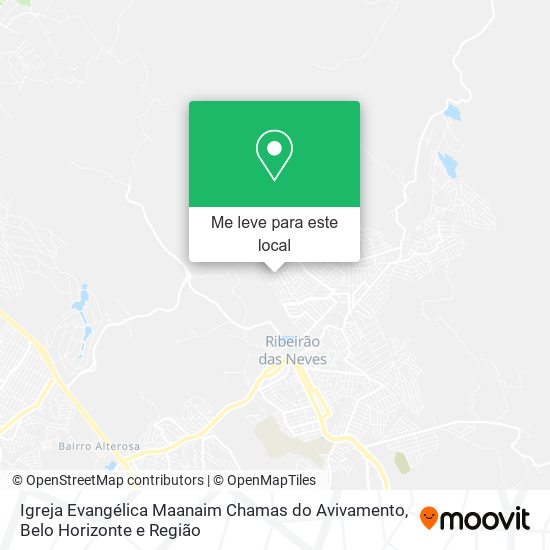 Igreja Evangélica Maanaim Chamas do Avivamento mapa