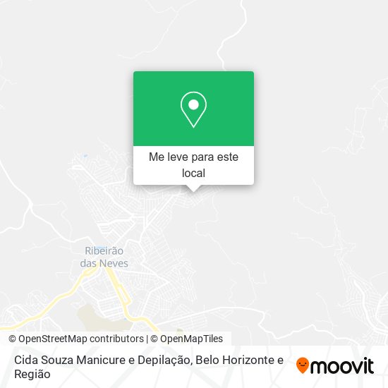 Cida Souza Manicure e Depilação mapa
