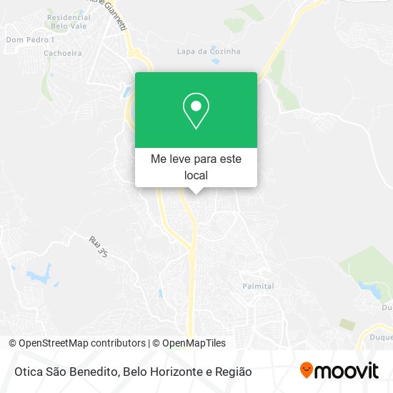 Otica São Benedito mapa