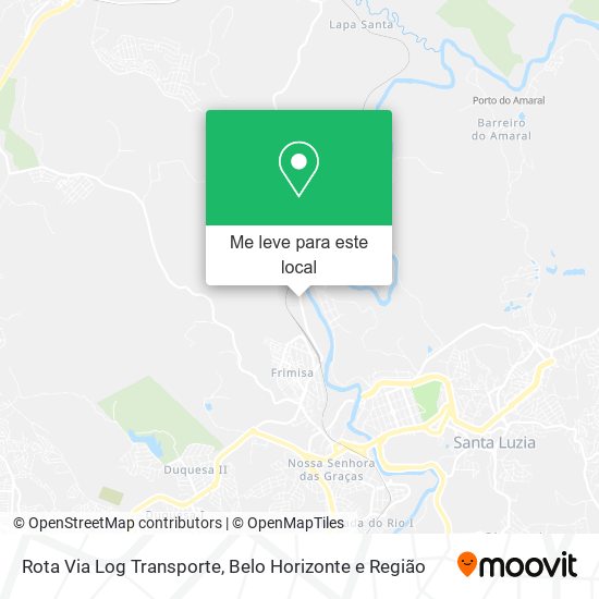 Rota Via Log Transporte mapa