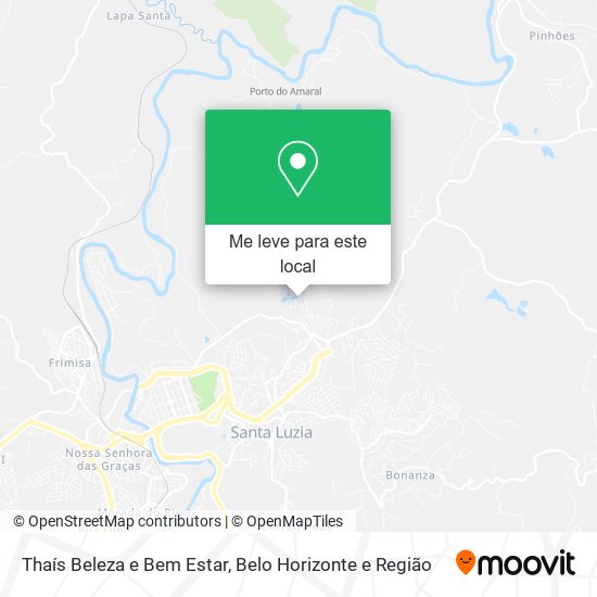 Thaís Beleza e Bem Estar mapa