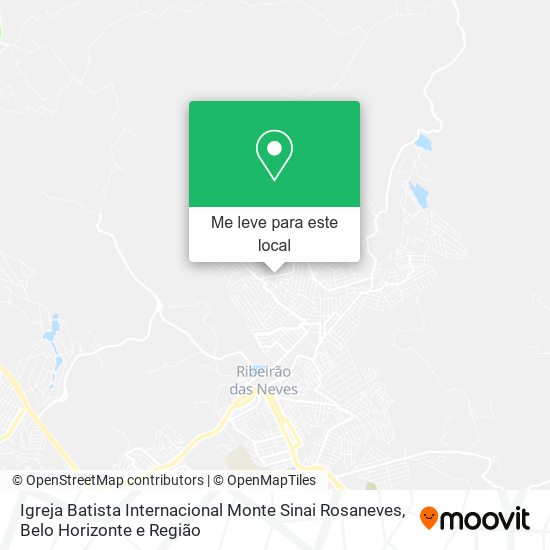 Igreja Batista Internacional Monte Sinai Rosaneves mapa