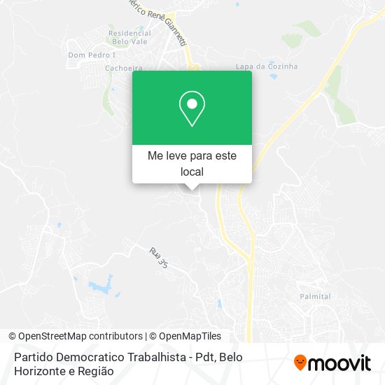 Partido Democratico Trabalhista - Pdt mapa
