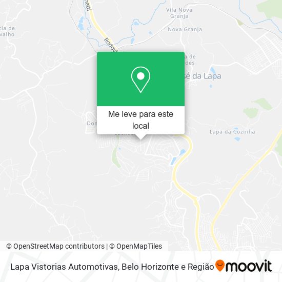 Lapa Vistorias Automotivas mapa