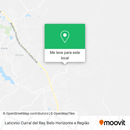Laticinio Curral del Rey mapa