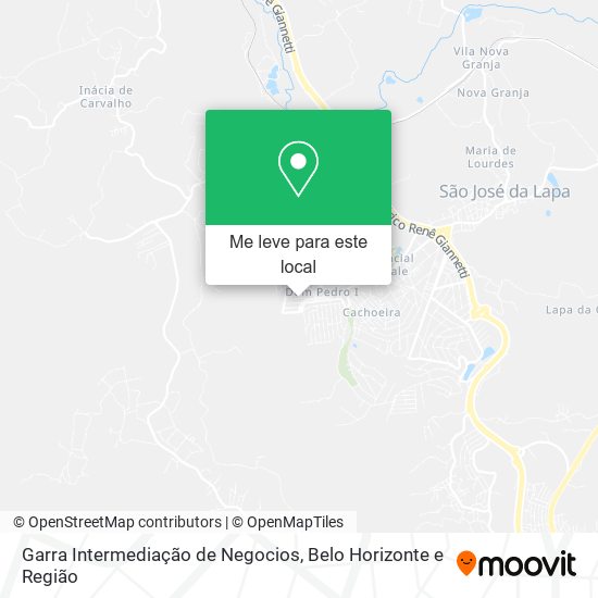 Garra Intermediação de Negocios mapa