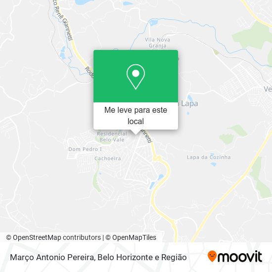 Março Antonio Pereira mapa