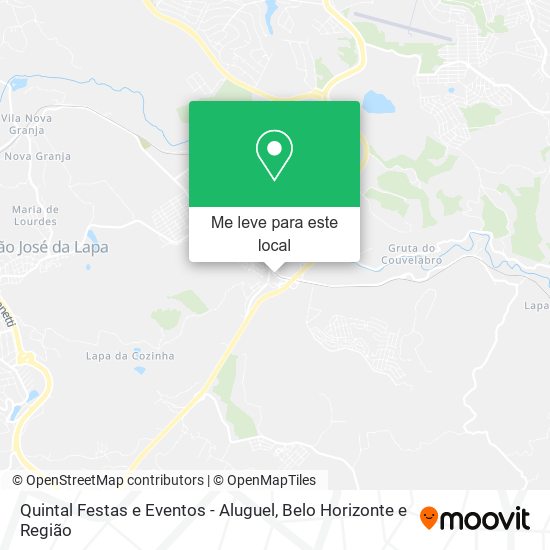 Quintal Festas e Eventos - Aluguel mapa