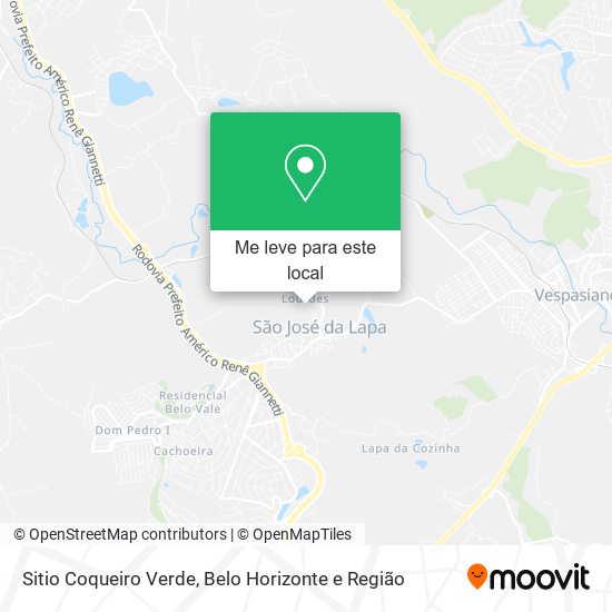Sitio Coqueiro Verde mapa