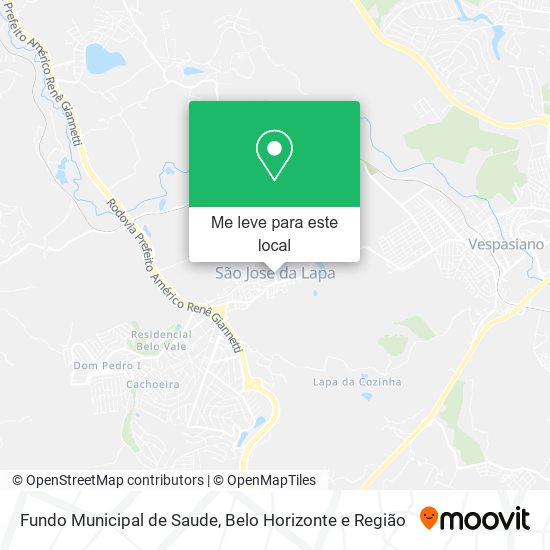 Fundo Municipal de Saude mapa