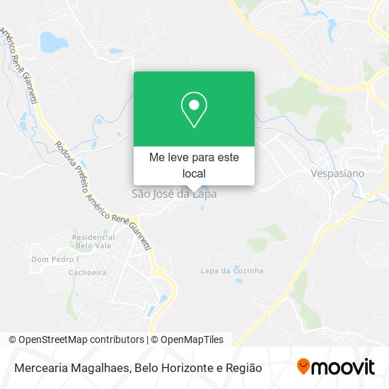 Mercearia Magalhaes mapa