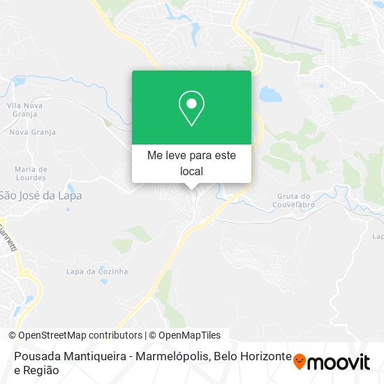 Pousada Mantiqueira - Marmelópolis mapa