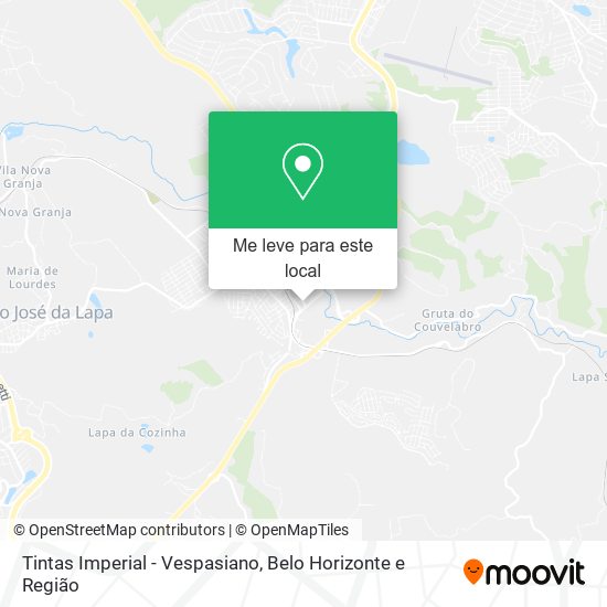 Tintas Imperial - Vespasiano mapa