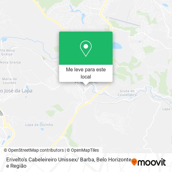 Erivelto's Cabeleireiro Unissex/ Barba mapa