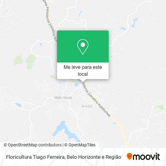 Floricultura Tiago Ferreira mapa