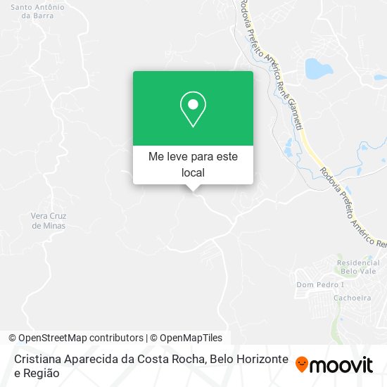 Cristiana Aparecida da Costa Rocha mapa