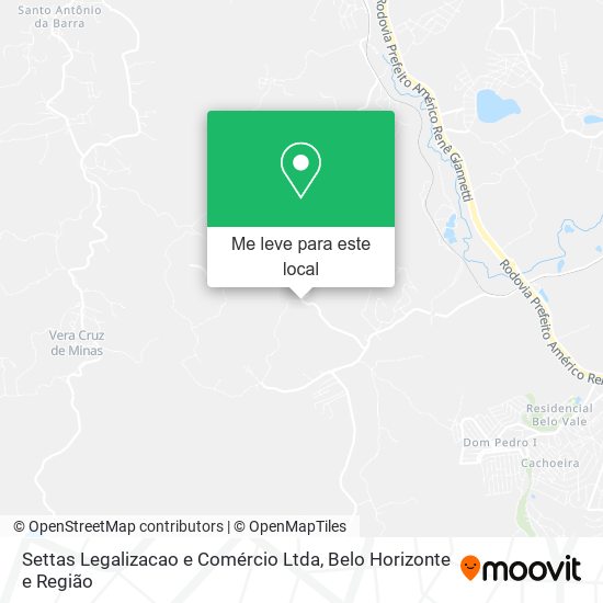 Settas Legalizacao e Comércio Ltda mapa