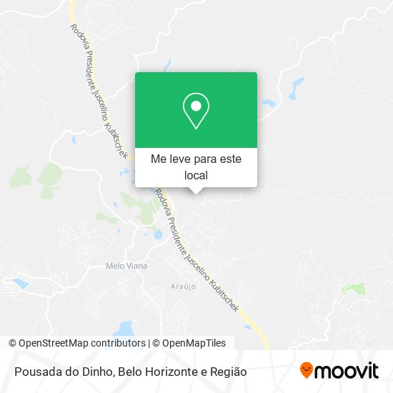 Pousada do Dinho mapa