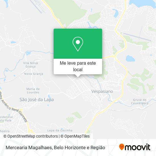 Mercearia Magalhaes mapa