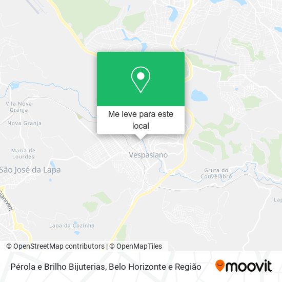 Pérola e Brilho Bijuterias mapa