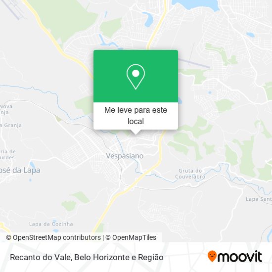 Recanto do Vale mapa