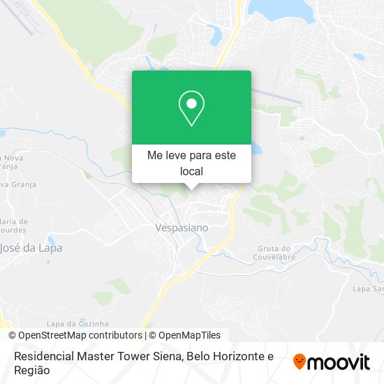 Residencial Master Tower Siena mapa