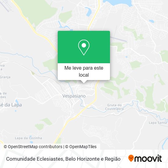 Comunidade Eclesiastes mapa