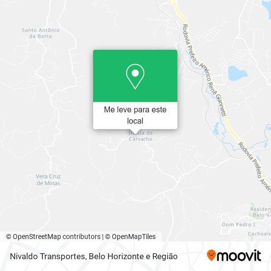 Nivaldo Transportes mapa