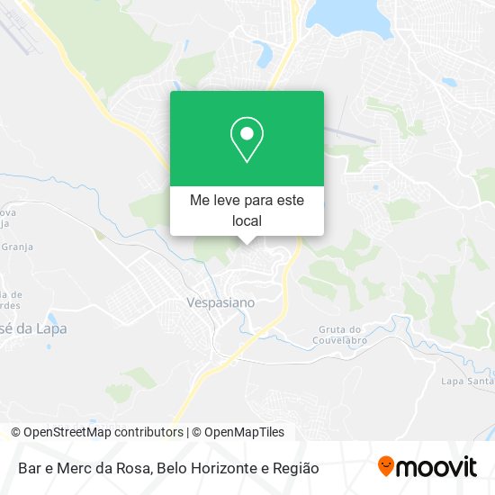 Bar e Merc da Rosa mapa
