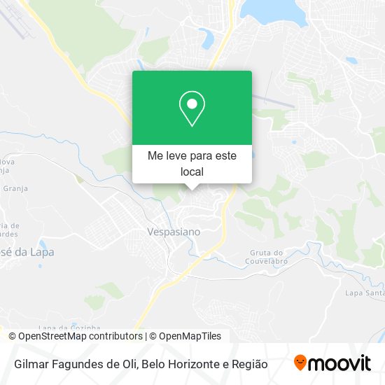 Gilmar Fagundes de Oli mapa
