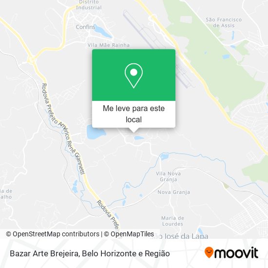 Bazar Arte Brejeira mapa