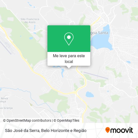 São José da Serra mapa
