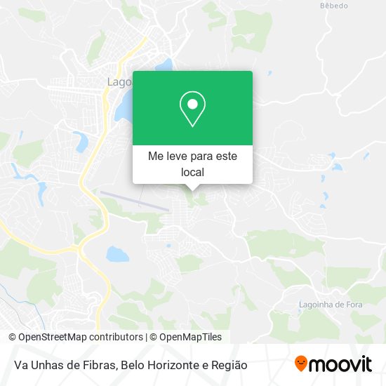 Va Unhas de Fibras mapa