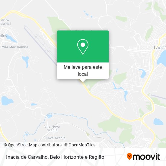 Inacia de Carvalho mapa