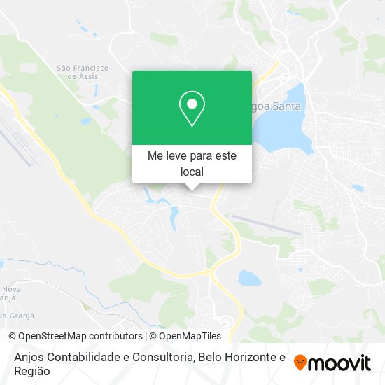Anjos Contabilidade e Consultoria mapa