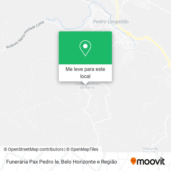 Funerária Pax Pedro le mapa