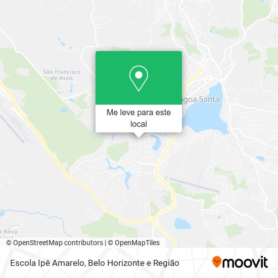 Escola Ipê Amarelo mapa