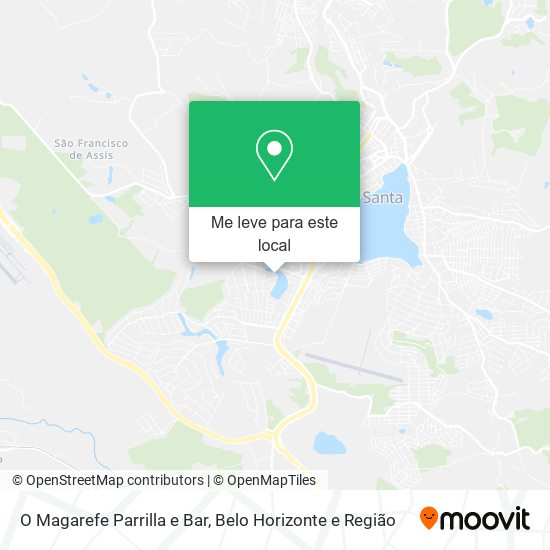 O Magarefe Parrilla e Bar mapa