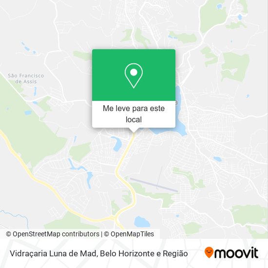 Vidraçaria Luna de Mad mapa