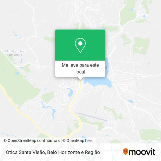 Otica Santa Visão mapa