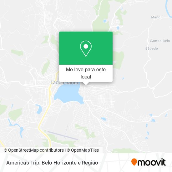 America's Trip mapa