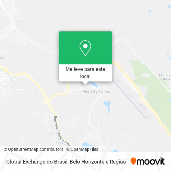 Global Exchange do Brasil mapa
