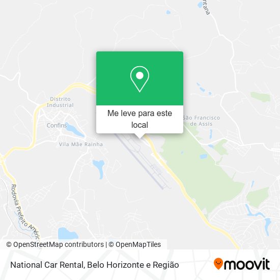 National Car Rental mapa