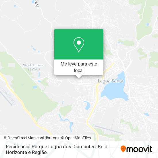 Residencial Parque Lagoa dos Diamantes mapa