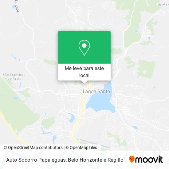 Auto Socorro Papaléguas mapa