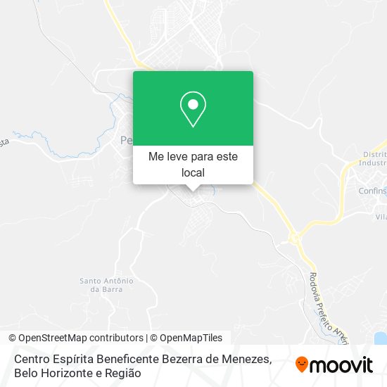 Centro Espírita Beneficente Bezerra de Menezes mapa