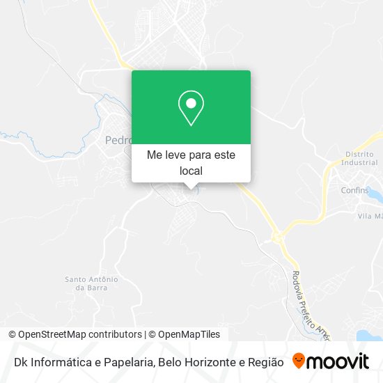 Dk Informática e Papelaria mapa