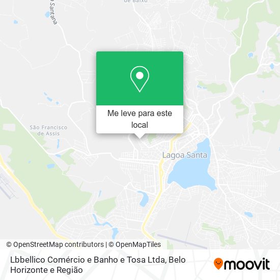 Lbbellico Comércio e Banho e Tosa Ltda mapa
