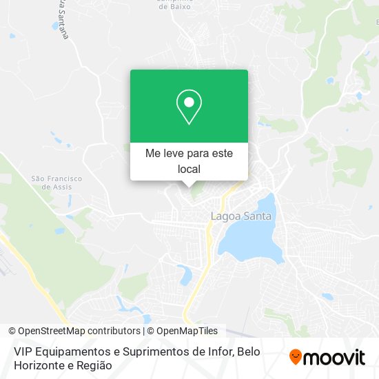 VIP Equipamentos e Suprimentos de Infor mapa